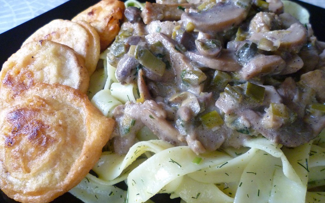 seitan stroganoff